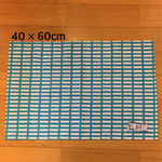 マリンブルー☆さわやかなボーダー調のランチョンマット 40×60cm ネームタグつき！