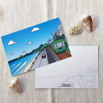ポストカード "JAPAN'S COAST LIFE" 江ノ電×ビーチ