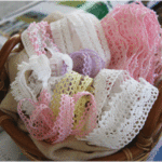 可愛いピンク入り♡トーションレース８本セット☆ pink torchon lace set 1m×8pcs