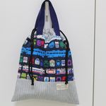 入園入学準備♪持ち手付き☆電車柄お着替え袋♪h