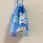 歯ブラシ&コップ入れ  水色乗り物　入園・入学　幼稚園・保育園