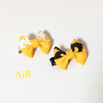 バナナリボンのヘアクリップ for KIDS&BABY