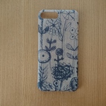 ★希少★*受注製作*レターオブフラワー*ピンクベージュ*mina  perhonen*iPhoneケース*iPhoneカバー*スマホケース*スマホカバー