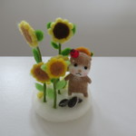 ★P様ご依頼作品★　向日葵とカワウソくん♪（再）