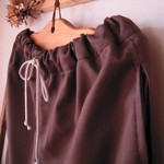 ワイドパンツ　茶　Ｍ　RickRack　