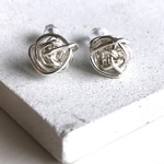 silver filled  chance スタッドピアス