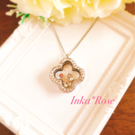 risa様専用ページ💎✨スワロフスキー✨フラワーフローティングジュエルネックレス✨グルーデコ ロケットネックレス アルハンブラ 