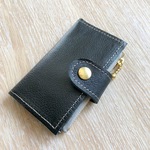 ブラック が素敵 キーケース 本革 コインケース付き