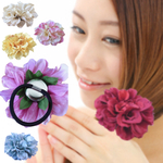 春のキャンペーン価格(^^♪（～4月末日）高級造花の　ダリア　ヘアゴム