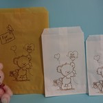 I様注文品：平袋：くま＆ねずみ大・中・小３サイズ３５枚