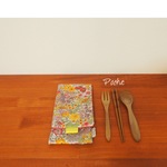 中まで洗える❇︎こどものカトラリーケース❇︎【LIBERTY ×レッド】入園入学