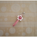 限定キーホルダー☆花弁付きピンク桜
