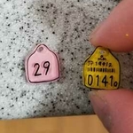 牛の耳標 ピアス