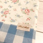  ［h様オーダー品 ] レトロ花柄コップきんちゃく袋