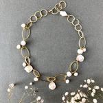 pearl*不揃いパールのネックレス
