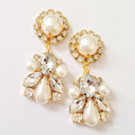 no1674/パールビジューピアス 