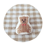 テディベア 刺繍ブローチ