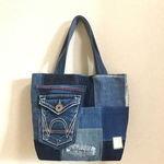 sowelu2015様専用 デニムパッチtote bag m201