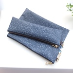 ◇◆Special Price◆◇　LIBERTY　Fenton　フェントン　J12B　クリアポケットポーチ　Ａ５サイズ　&　ペンケースセット