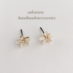 全品￥300✨春におすすめ🌸満開の小さめフラワーピアス
