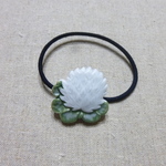 白つめ草ヘアゴム