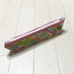 ペンケース小 リバティ ラミネート ピンク