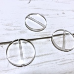 アクリルクリアビーズ  ピアス 素材