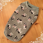 犬服 受注作成  サイズ調整可♡タンクトップ グレー 