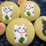 〔選べる2個セット〕和柄☆招き猫ヘアゴム〔送料無料〕