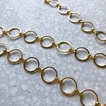50cm Inport ブラスリングチェーン ゴールド