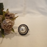 パールボタンのシルバーリング💍