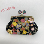 和柄❀がま口❀ポーチ