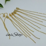 sns145《4個》＊ピアス*＊ロングキャッチ（ゴールド）