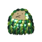 葉っぱさんブローチ