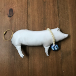   真珠の豚　key ring 