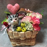 Y様専用カート 猫ちゃん、うさちゃんの母の日アレンジ 2点