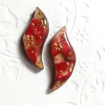 変形　春色小花のピアス/イヤリング