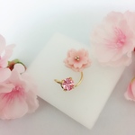 桜のイヤーカフ