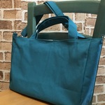 Lサイズ☆ターコイズブルーの2wayバッグ