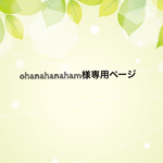 ohanahanaham様購入専用ページ