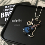 ギターにゃんこのネックレス アコースティック