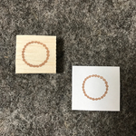 タンバリン刺繍の丸