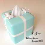 【OUTLET商品】 Tiffany blue スクエアティッシュBOX