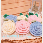 ローズアクリルたわし6点セット