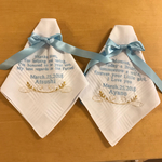  order 新婦→新郎へ♡ ウェディングメッセージハンカチ   