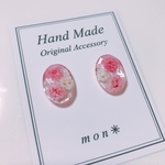 新作✳︎かすみ草♡レジンピアス✳︎