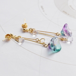 朝露 aurora アシンメトリーピアス/イヤリング