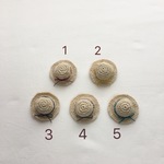 Strew hat brooch 【麦わら帽子ブローチ】