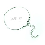 シルバーチェーンのシンプルブレスレット