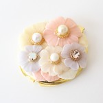 ☆3月15日20時出品☆春のお花畑ミラー